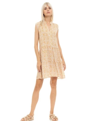 Foto van product Pink Label Zomerjurk 'BEACHWEAR SUNSET' geel