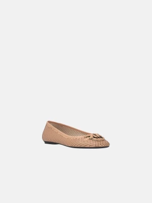 Foto van product PINKO Ballerina 'PINKO MAX 11 BALLERINA NAPPA Scarpe' donkerbeige