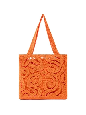 Foto van product PINKO Handtas 'PINKO SHOPPER CROCHET GEOMETRICO BORSA' oranje