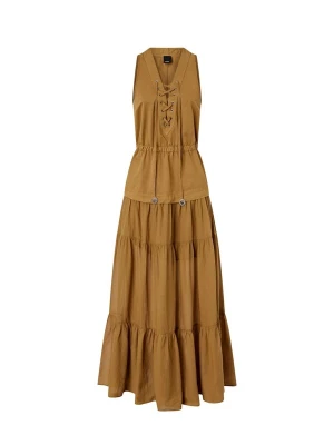 Foto van product PINKO Jurk 'PINKO CASARSA ABITO VOILE E GABARDINA ABITO' bruin