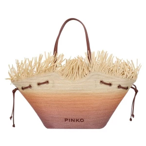 Foto van product PINKO Shopper 'Pagoda ' beige / bruin / oranje