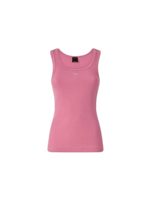 Foto van product PINKO Top 'PINKO CALCOLATORE CANOTTIERA COSTINA COTONE LOGO METAL canotta' pink
