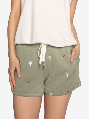 Foto van product PJ Salvage Korte pyjama 'Wild Lands' lichtgroen / rood / wit