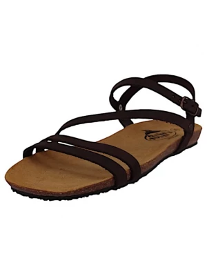 Foto van product Plakton Sandalen met riem 'Mam Vita' donkerbruin