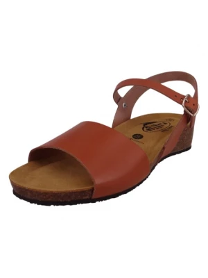 Foto van product Plakton Sandalen met riem 'Now Line' roestbruin