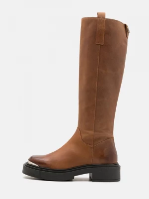 Foto van product Plateaulaarzen Steve Madden tan