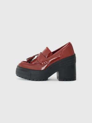 Foto van product Plateaupumps Converse rood gemêleerd