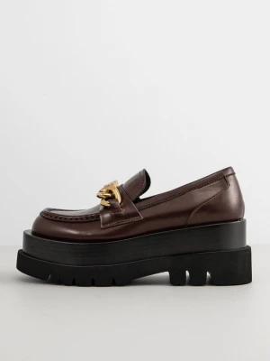Foto van product Plateaupumps Jeffrey Campbell bruin
