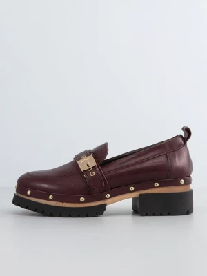 Foto van product Plateaupumps Scholl bordeauxrood