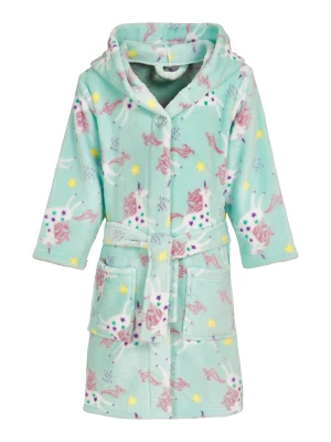 Foto van product PLAYSHOES Badjas 'Einhorn' mintgroen / lila / pink / wit