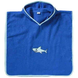 Foto van product PLAYSHOES Badjas 'Hai' blauw / lichtgrijs