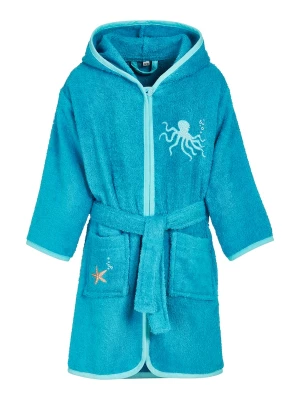 Foto van product PLAYSHOES Badjas turquoise / lichtblauw / oranje