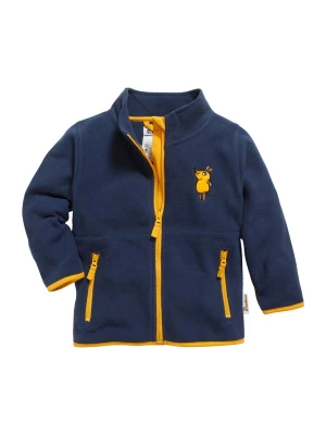 Foto van product PLAYSHOES Fleece jas 'DIE MAUS' marine / safraan / zwart