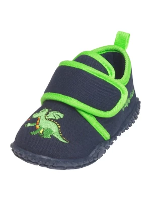 Foto van product PLAYSHOES Huisschoenen 'Drache' marine / limoen / neongroen / donkeroranje