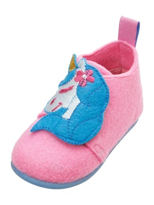 Foto van product PLAYSHOES Huisschoenen 'Einhorn' gemengde kleuren / rosa
