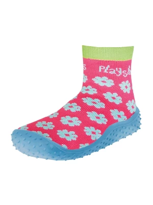 Foto van product PLAYSHOES Huisschoenen lichtblauw / kiwi / framboos