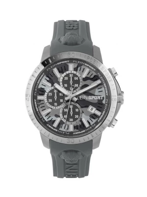 Foto van product Plein Sport Analoog horloge 'Gain' grafiet / zilver