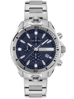 Foto van product Plein Sport Analoog horloge 'Impact' navy / zilver