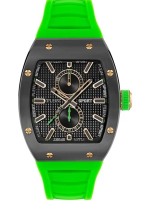 Foto van product Plein Sport Analoog horloge 'Stormbreaker' grijs / groen