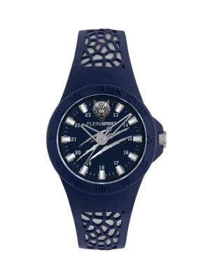 Foto van product Plein Sport Analoog horloge 'Thunderstorm' navy / zilver