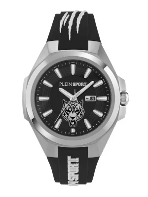 Foto van product Plein Sport Analoog horloge 'Tigermaster' zwart / zilver