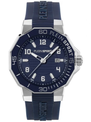 Foto van product Plein Sport Analoog horloge 'Titan 3H' donkerblauw
