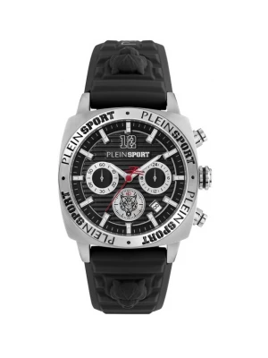 Foto van product Plein Sport Analoog horloge 'Wildcat Chrono' zwart / zilver