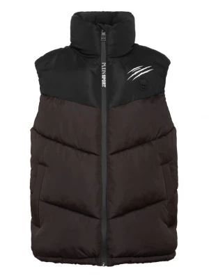 Foto van product Plein Sport Bodywarmer donkerbruin / zwart