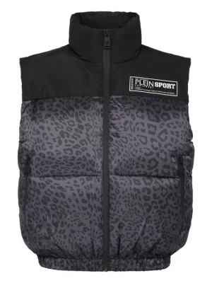 Foto van product Plein Sport Bodywarmer 'Leopard' zwart