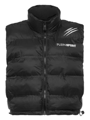 Foto van product Plein Sport Bodywarmer 'Scratch' zwart / wit