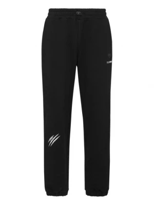 Foto van product Plein Sport Broek 'Scratch' zwart / wit