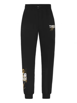 Foto van product Plein Sport Broek 'Tiger Tokyo' goud / zwart / wit