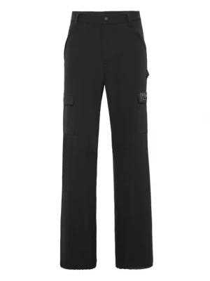 Foto van product Plein Sport Cargobroek 'Scratch' zwart / wit