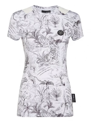 Foto van product Plein Sport Functioneel shirt donkergrijs / zwart / wit
