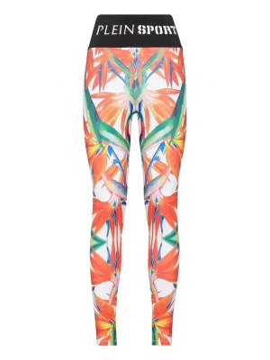 Foto van product Plein Sport Leggings grasgroen / lichtoranje / zwart / wit