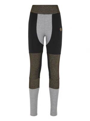 Foto van product Plein Sport Leggings 'Statement' grijs / olijfgroen / zwart