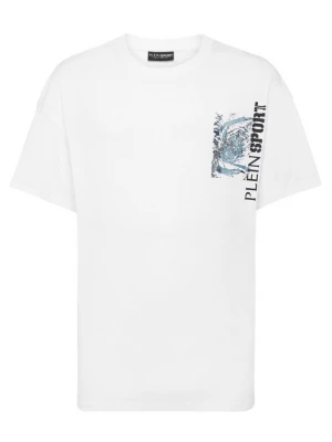 Foto van product Plein Sport Shirt 'Tiger' aqua / zwart / wit
