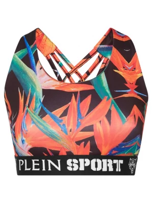 Foto van product Plein Sport Sporttop petrol / lichtrood / zwart / wit