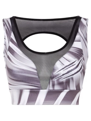 Foto van product Plein Sport Sporttop 'Scratch' lila gemêleerd / zwart / wit