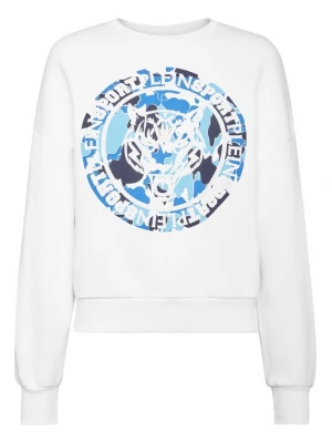 Foto van product Plein Sport Sweatshirt 'Carbon Tiger' blauw / kobaltblauw / donkerblauw / wit
