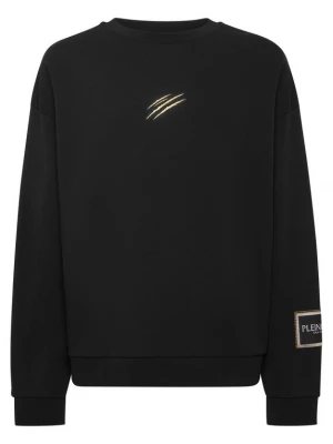 Foto van product Plein Sport Sweatshirt goudgeel / zwart / wit