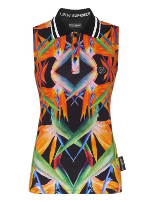 Foto van product Plein Sport Top oranje / knalrood / zwart / wit