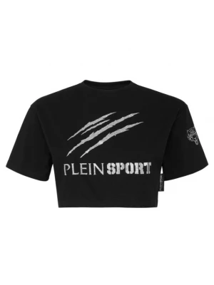Foto van product Plein Sport Top 'Scratch' zwart / zilver
