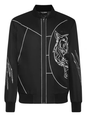 Foto van product Plein Sport Tussenjas 'Tiger' zwart / wit