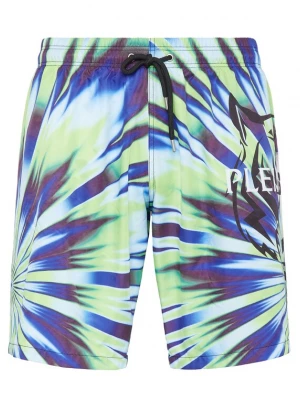 Foto van product Plein Sport Zwemshorts 'Tiger' blauw / lichtblauw / lichtgroen