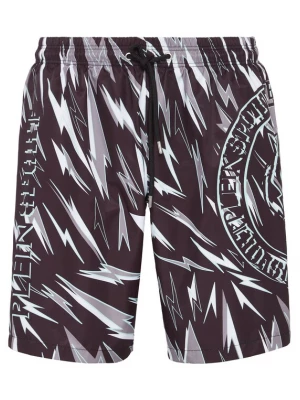Foto van product Plein Sport Zwemshorts 'Tiger' opaal / grijs / zwart / wit