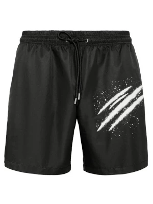 Foto van product Plein Sport Zwemshorts zwart / wit