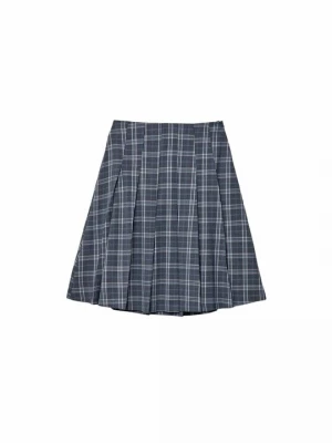 Foto van product Plooirok Stradivarius grijs