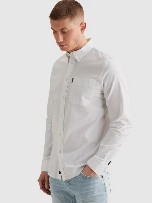 Foto van product PME Legend Overhemd 'Explorer Oxford shirt with button-down collar' wit