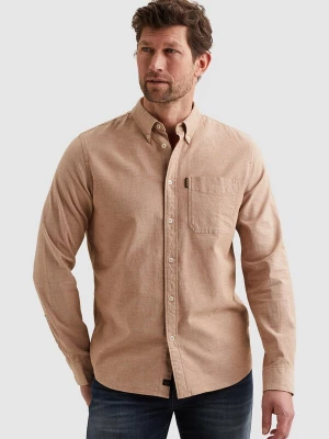 Foto van product PME Legend Overhemd 'Oxford shirt with chest pocket and button-down collar' oranje